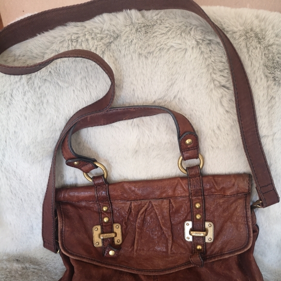 fossil leather crossbody bag - Picture 2 of 14